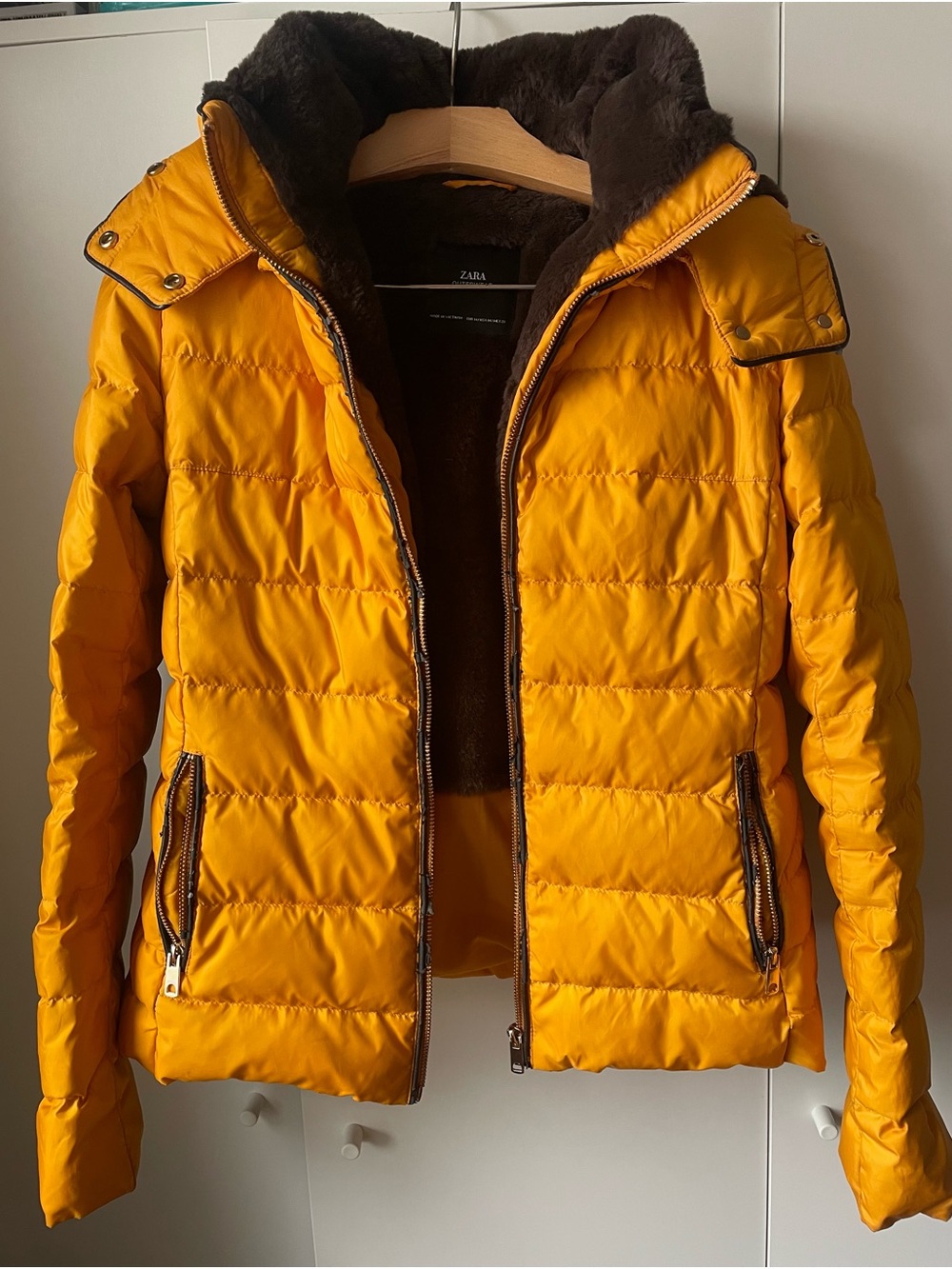 Yellow Puffer Jacket - Picture 2 of 9